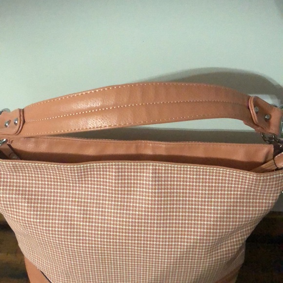 Angel Barcelo Pastel Checkered Shoulder Bag - Picture 2 of 10